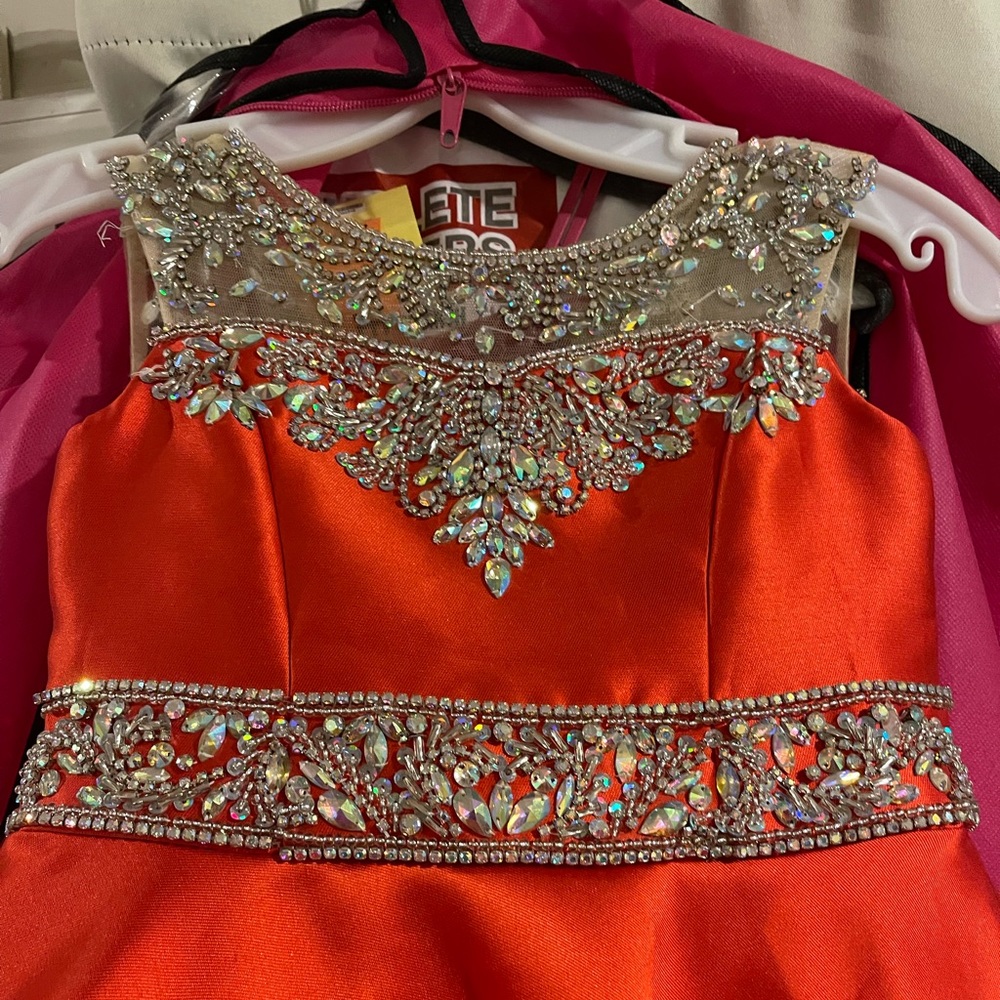 COPY - Little Rosie girls pageant dress.